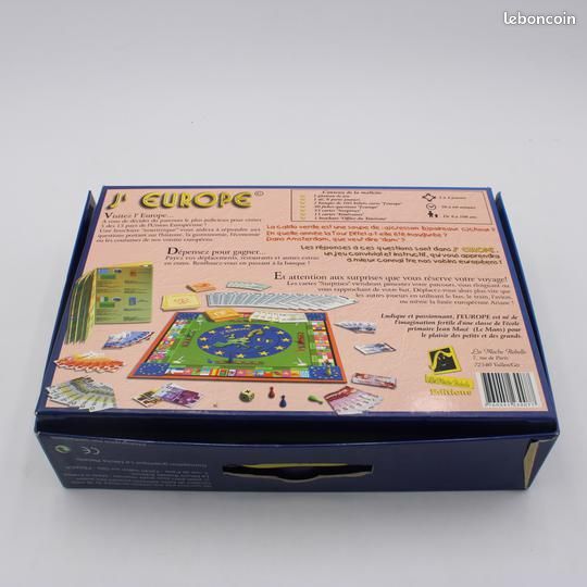 JEU DE SOCIETE VINTAGE J'EUROPE - le jeu sur l'Union Européenne (image 3)