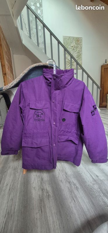 Gilet Tampon Équitation Kerrits Violet - Fille Taille L - Motifs Chevaux