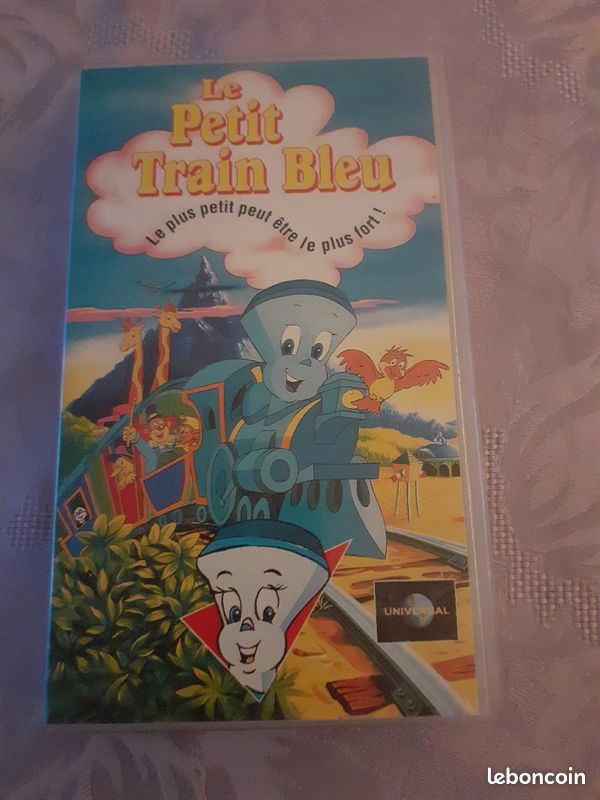 Cassette VHS : Le petit train bleu (image 1)
