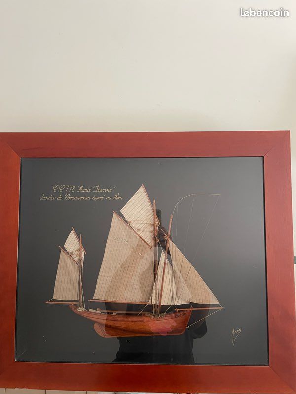 Tableau vitrine bateau (image 1)