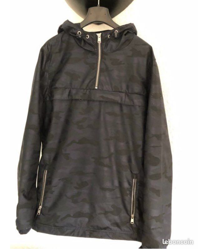 Veste camo grise homme (image 1)