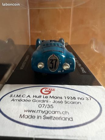 Spark Simca Rallye 2 Course de Cote de St Antonin 1:43 Resin SF204