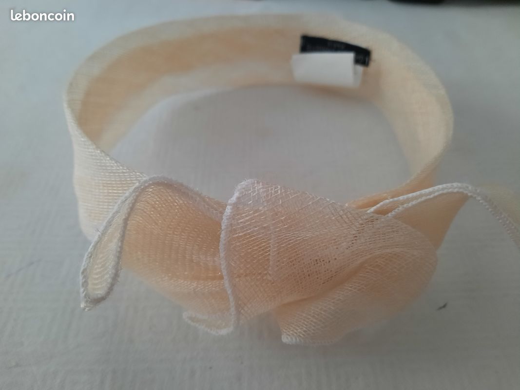 Headband gaze écrue (image 1)