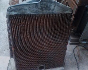 Ancien Radiateur En Laiton Pour Tracteur Vintage Oldtimer
