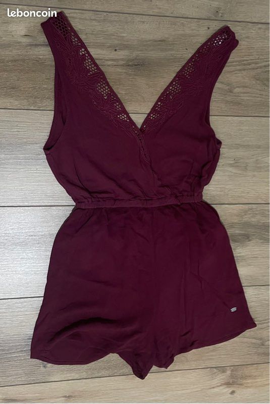 Combinaison Short En Jean Pull And Bear Femme – Taille XS, Très Bon état