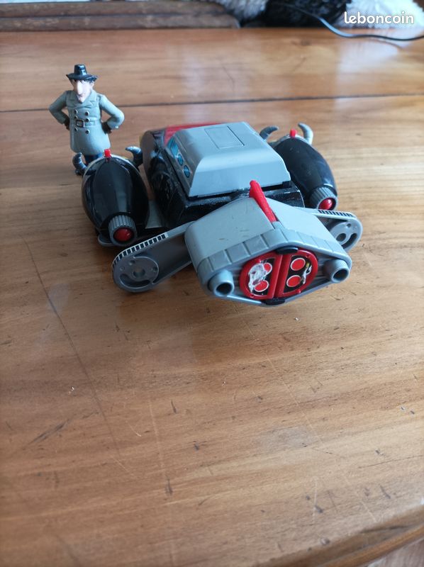 Jouet Ancien Mad Mobile - Inspecteur Gadget - Bandai Popy - Tôle - France