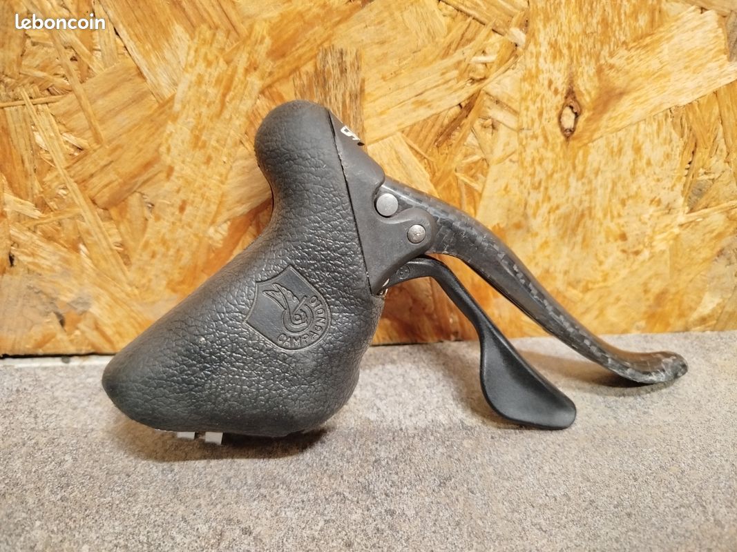 Levier De Vitesse Campagnolo Conversion Gauche Vintage - Neuf Ancien Stock + Câble Long Neuf