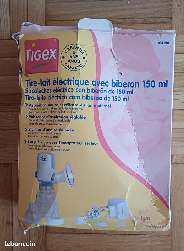 Tire lait electrique avec Biberon pour bebe Tigex (image 3)