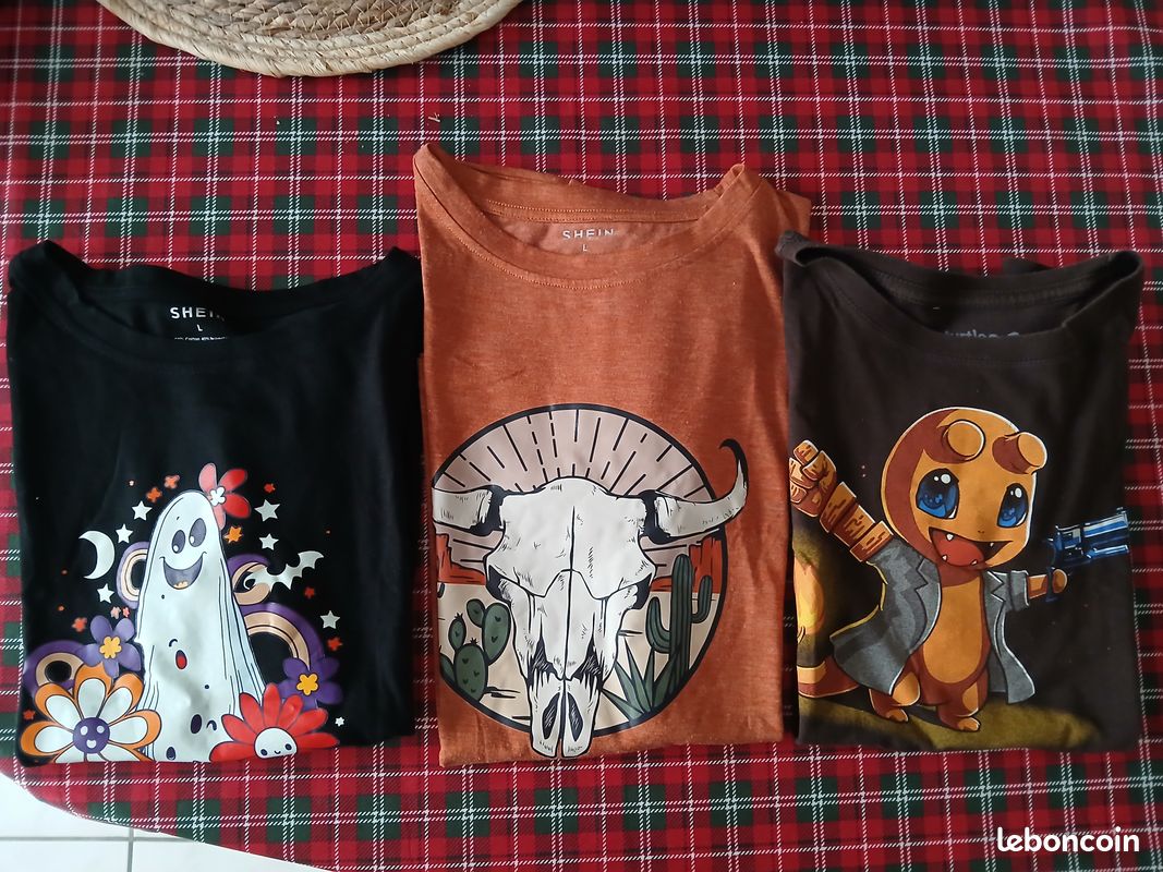 Lot t-shirt femme taille L (image 1)