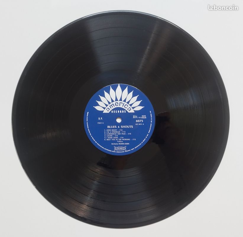 Sonny Terry & Brownie McGhee disque vinyle 33 tours LP : Shouts & Blues (image 4)