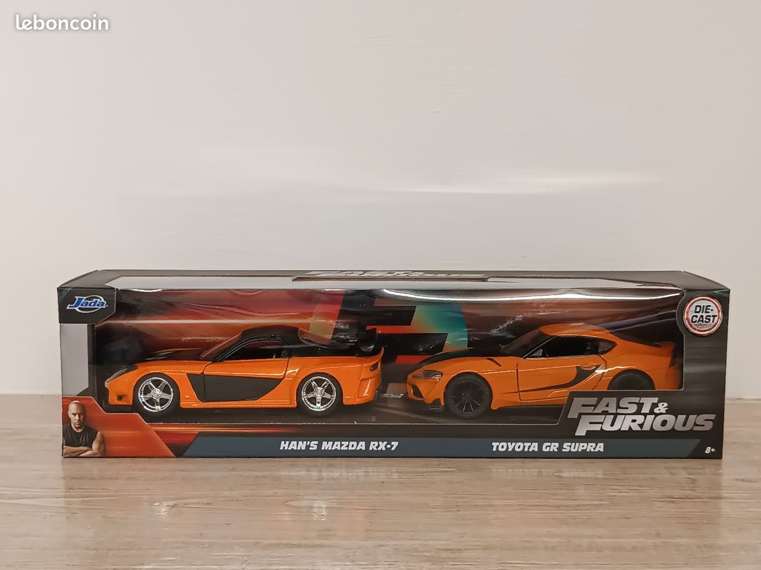 Voiture Miniature Toyota Supra Fast & Furious 1:32 - Jada Toys En Métal - Occasion
