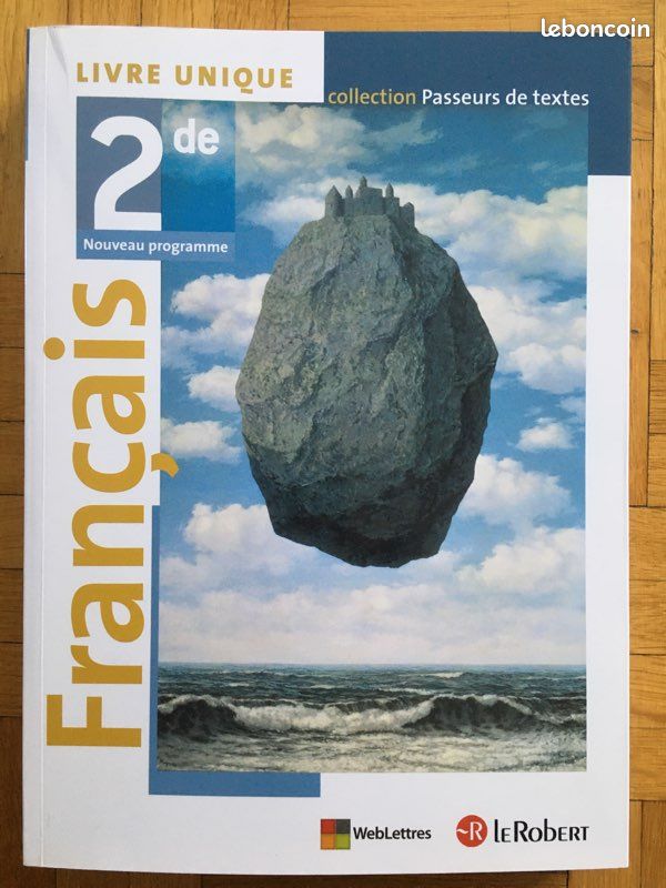 Français 2de Livre unique Manuel de l'élève Passeurs de textes Relié Livre de l'élève Le Robert (image 1)