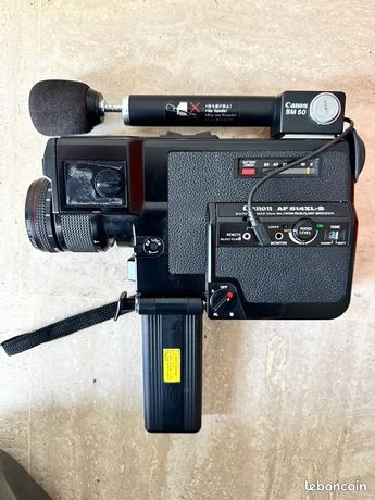 Caméra Super 8 Sonore Canon 514 XL-S + Micro Canon BM70 + Notices – Occasion