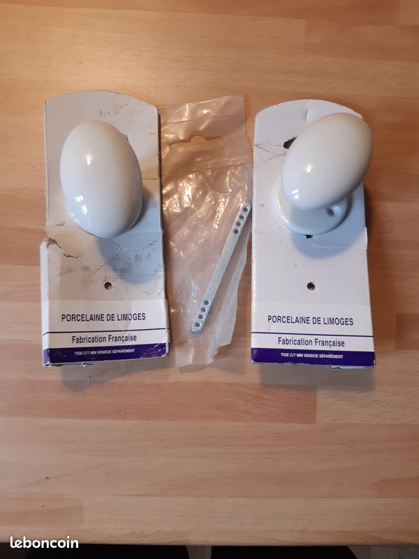 2 clanches porcelaine neuves (image 1)