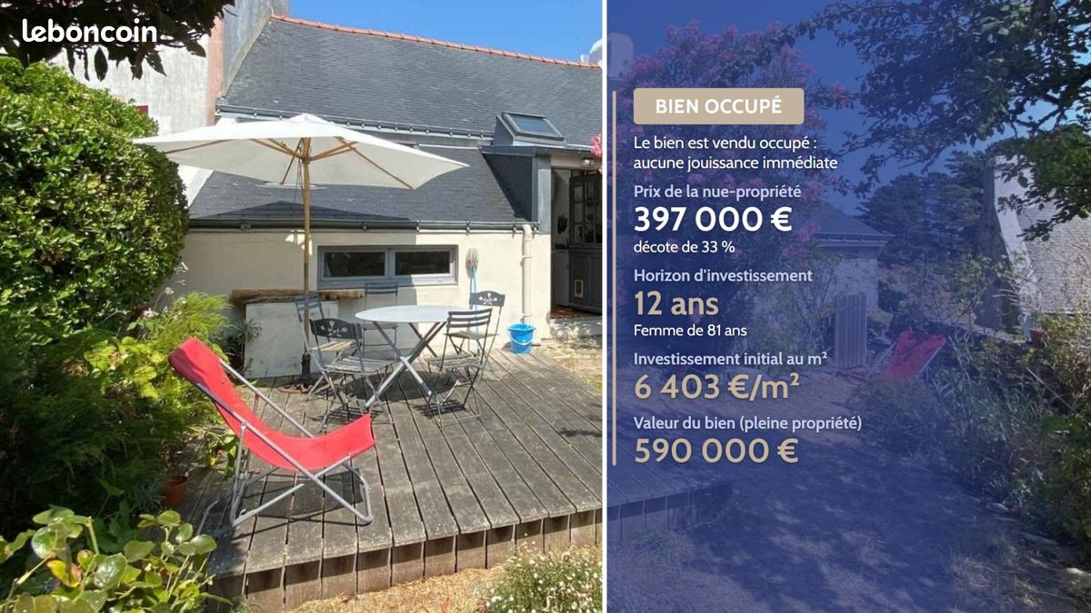 Maison 3 pièces 78 m² · à Locmaria · 78 m² · 397 000 €