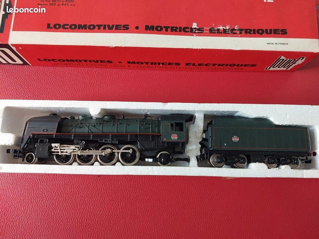Loco vapeur jouef 141 R 416 HO tres bon etat - Collection