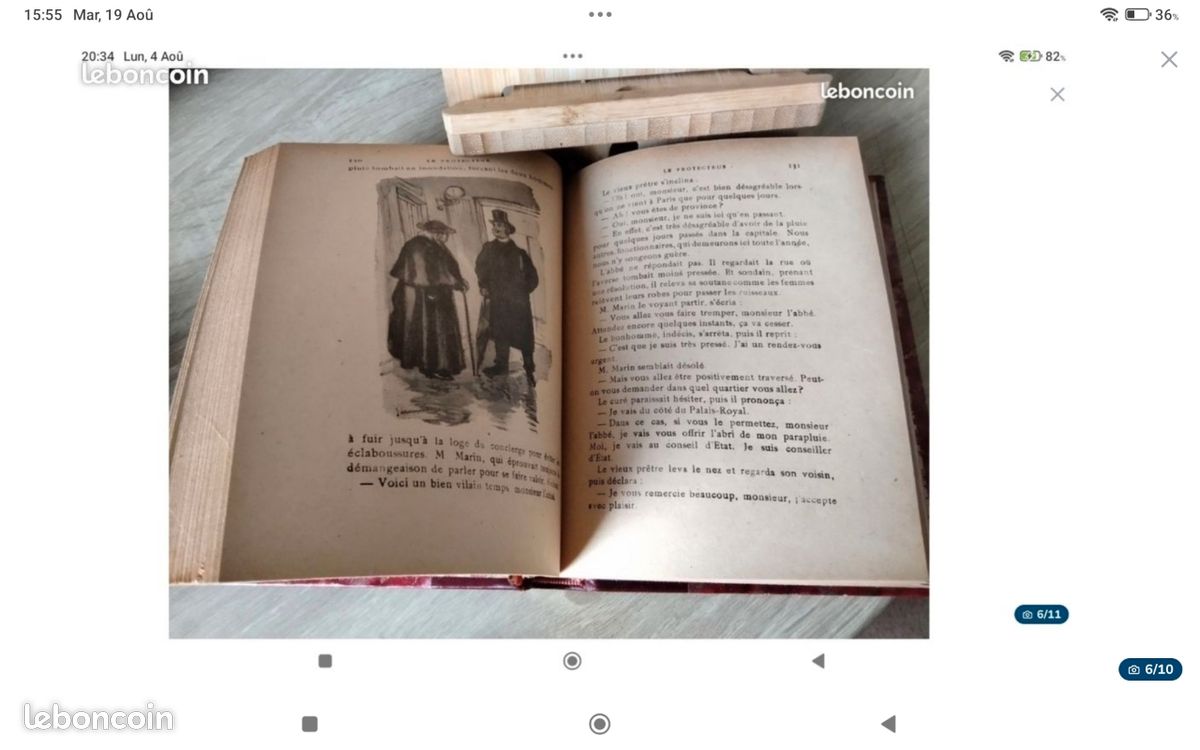 Guy de Maupassant. Boule de Suif. Librairie Paul Ollendorff. Reliure cuir. Dos à nerfs (image 6)