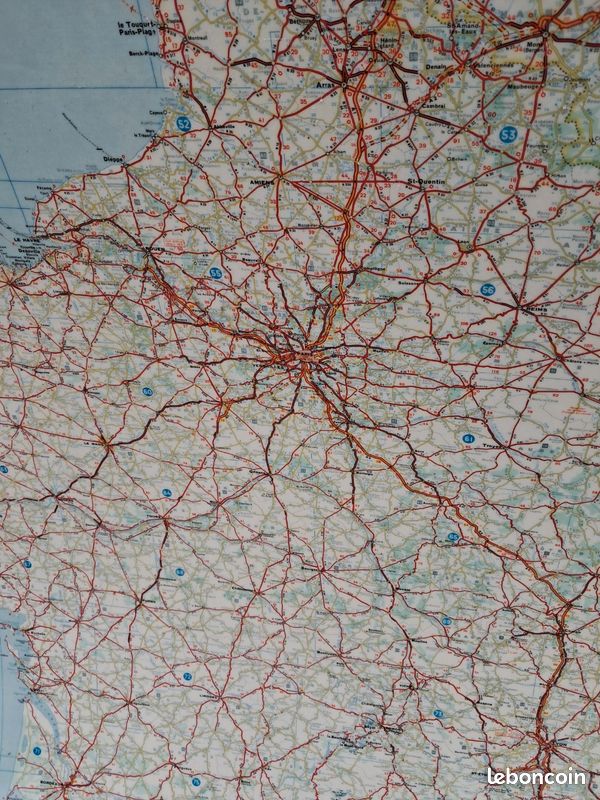 Ancienne Carte Routière Michelin Collector – 200 000e – Luchon-Perpignan
