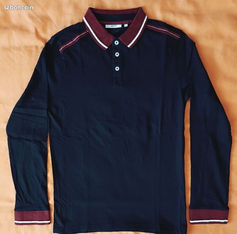 Polos Manches Polo Jules Soldes Rugby Polo Manche Longue Jules