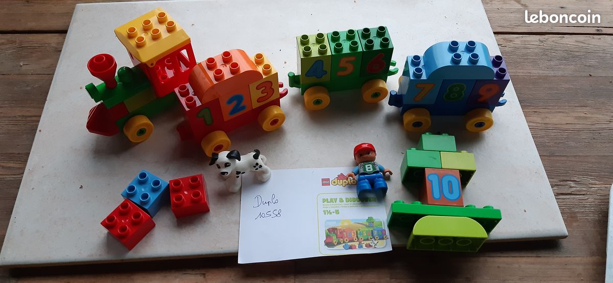 Train duplo 10558 Train avec locomotive et ses wagons