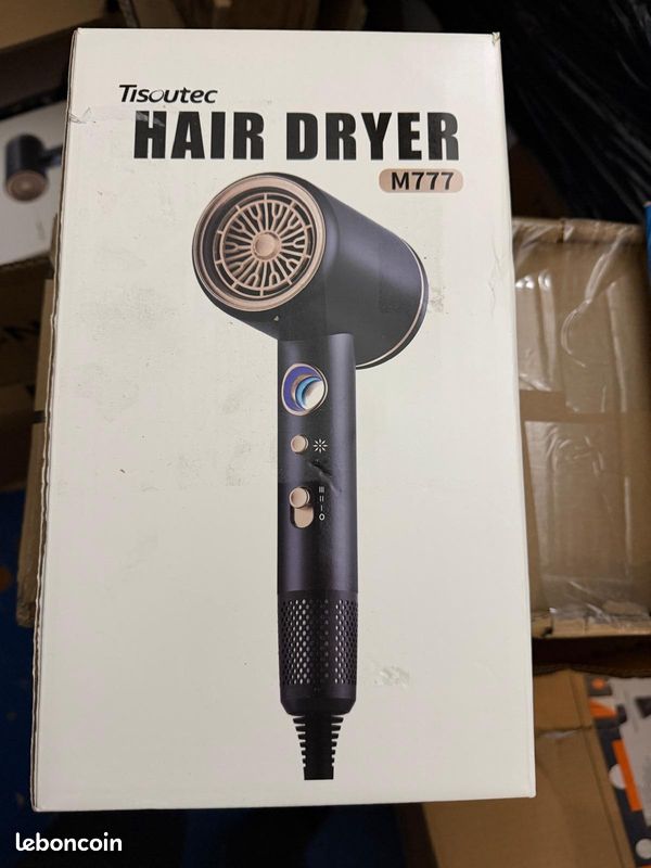 Sèche-Cheveux Ionique 2400W - 40000 RPM - Anti-Frisottis - Neuf (image 1)
