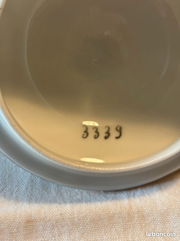 Sucrier porcelaine vintage (image 5)