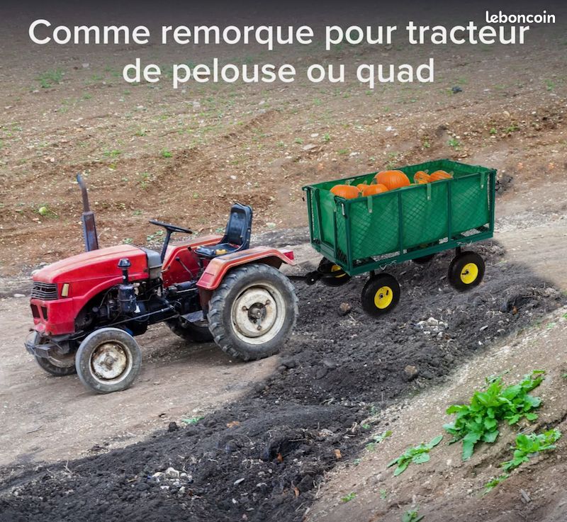 Chariot de Transport – 550kg - Chariot de Jardin - Chariot à Outils - Neuf - Livraison gratuite (image 5)