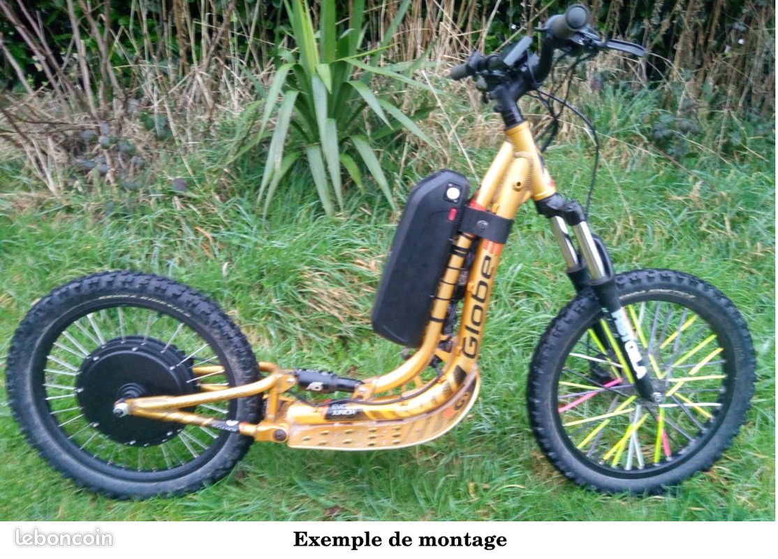 Kit vélo électrique roue avant 20'' 1000W Régénération au freinage