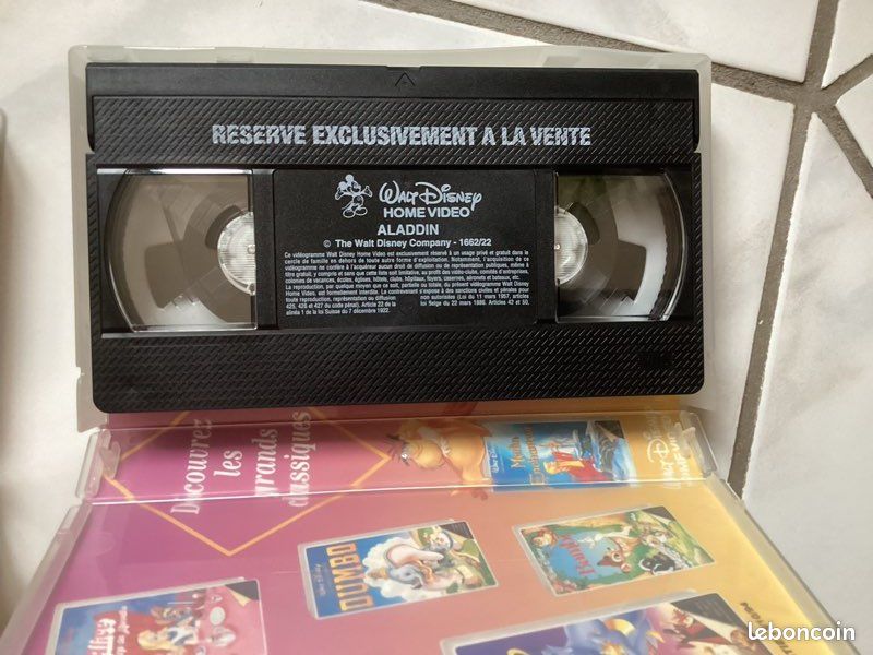 Lot de 2 cassettes VHS Disney classique (image 5)