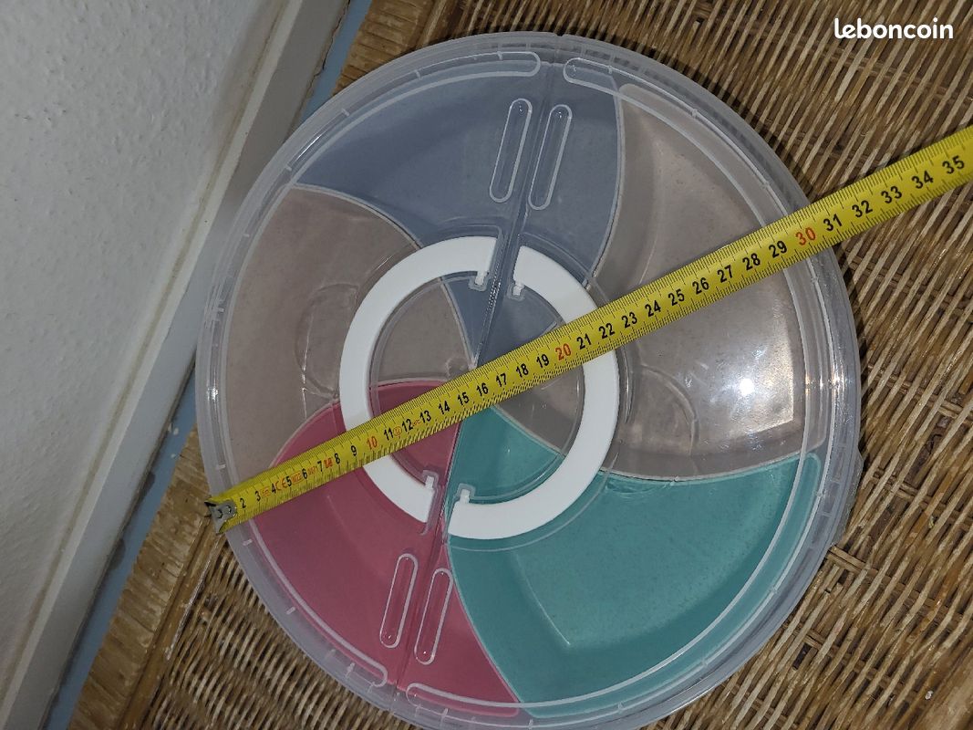 Plateau De Service Divisé Avec Couvercle Et Poignée U2013 Plateau