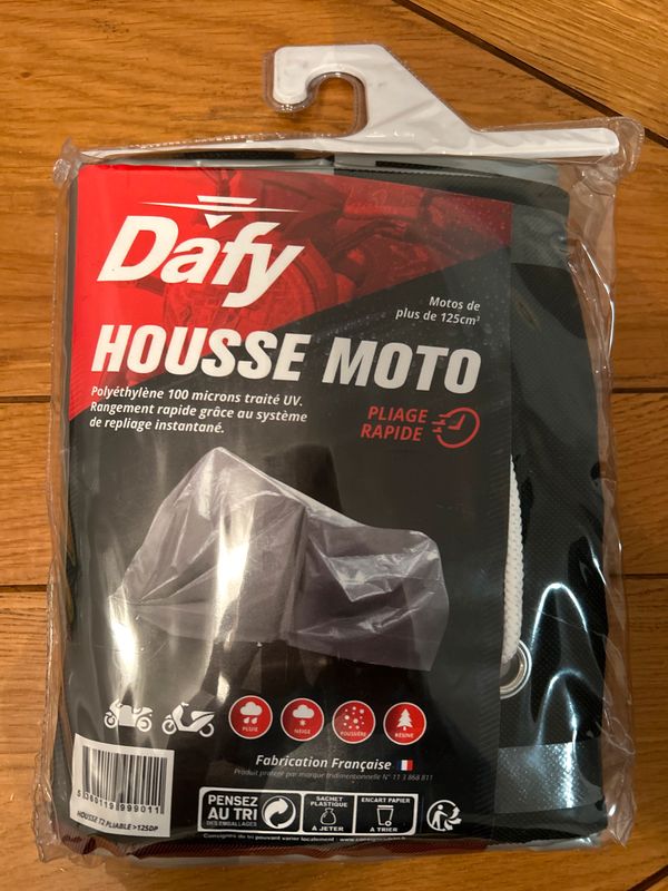 Dafy Moto - Housse Moto T2 Pliable Gris