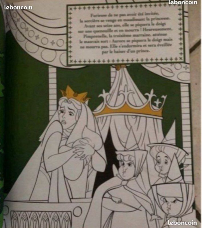 La belle au bois dormant Mon Histoire à colorier (image 4)