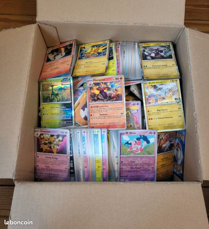 Lot de 100/200/400/1100 cartes Pokémon (image 1)
