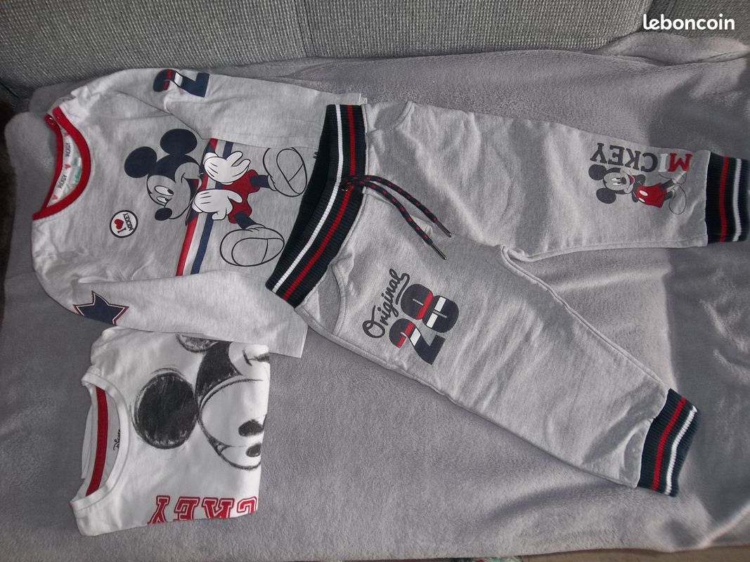 1 ensemble mickey 24 mois (image 1)