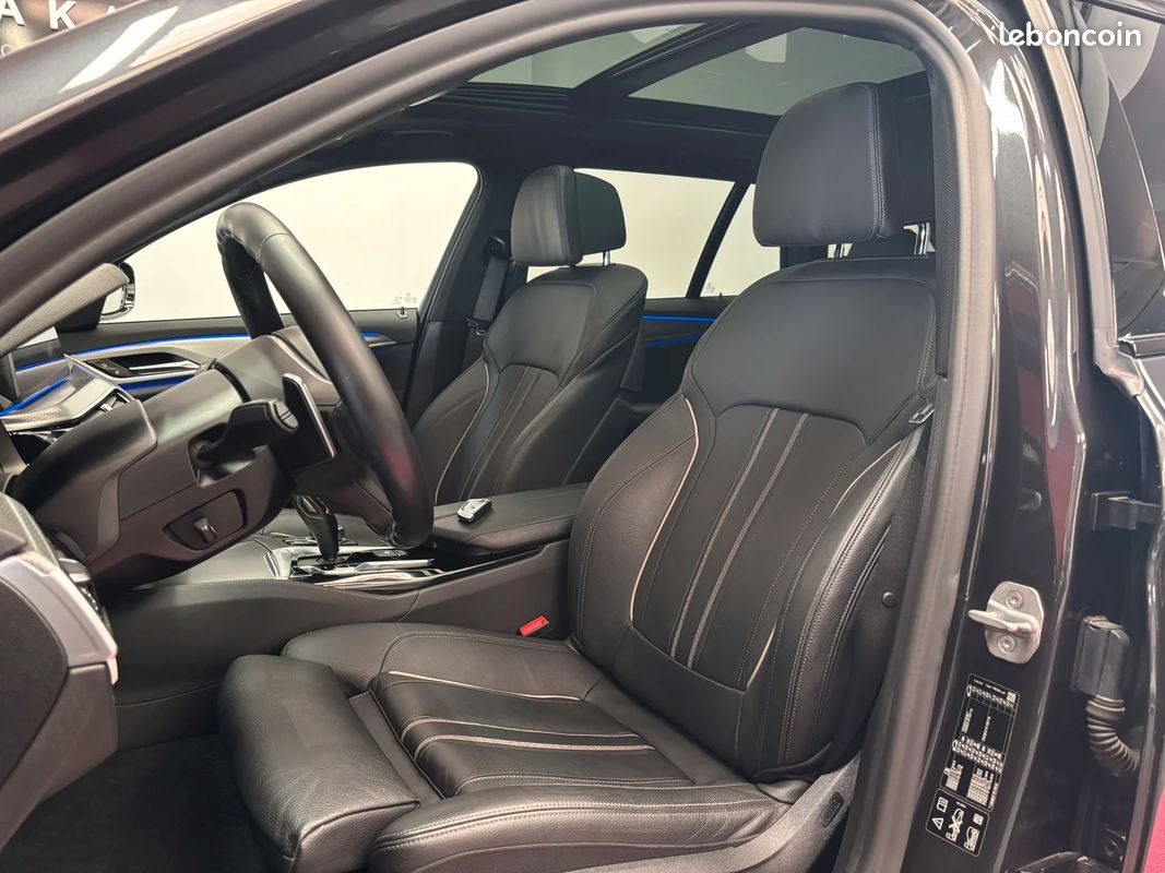 BMW 530d TOURING M SPORT XDRIVE 265 CH BVA8 – TOIT PANORAMIQUE - CAMÉRA 360° - GARANTIE (image 12)