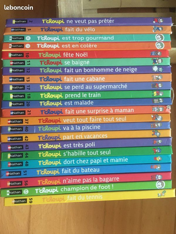 Lot de 22 livres de T’choupi (image 1)