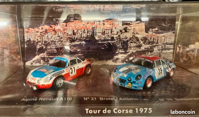 Coffret 3 Alpine A110 - Tour De Corse 1976 - Échelle 1/43 - Trofeu - Renault