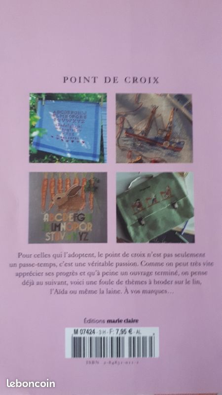 Deux livres broderie points comptés/ de croix (111123) (image 6)