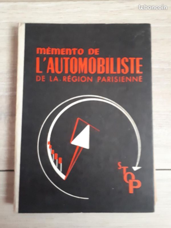 Mémento de l'automobile de la région parisienne -CONTACT ORGANISATION, 1956 / C1421 (image 1)