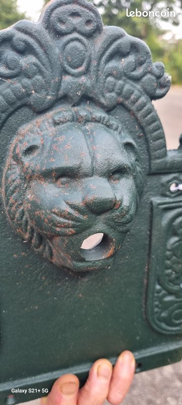Fontaine murale antique avec robinet laiton (neuve encore dans son carton) (image 6)