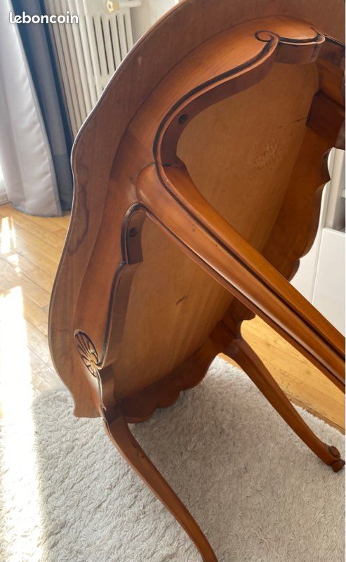 Table basse en bois merisier (image 6)