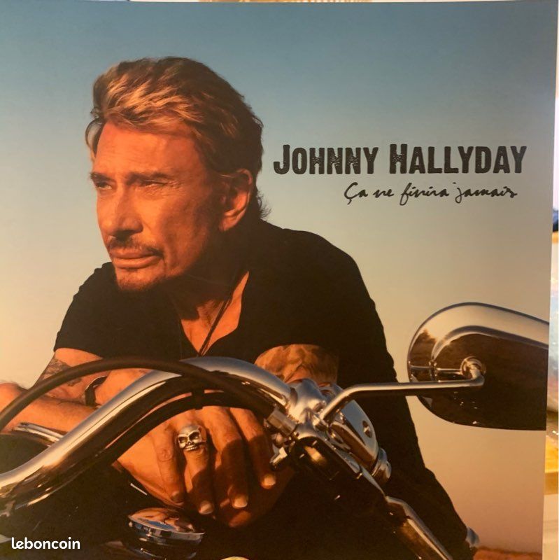 Coffret Johnny Hallyday 3 vinyles et photos (image 2)
