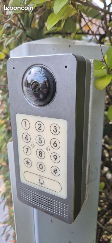 Portier vidéo IP / SIP cam 180°, Code, Badge, Bouton (image 2)