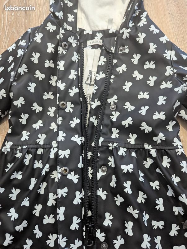 Parka imperméable IKKS fille 18 mois fille (image 3)