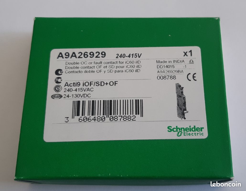 Contacteur OF/SD Schneider Acti9 A9A26929 (image 1)