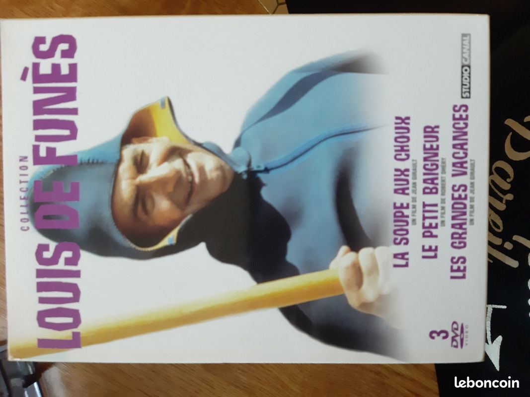 Collection Louis de Funès-La Soupe aux Choux + Le Petit baigneur + Les Grandes Vacances (image 1)
