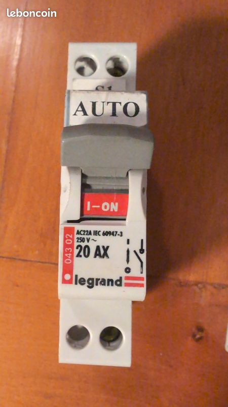 Interrupteur Bipolaire Legrand Mosaic 74020 - 10A, Neuf, Pour Installation électrique