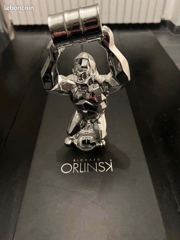 Figurine Richard Orlinski – Kong Chrome – Sans boîte (image 1)