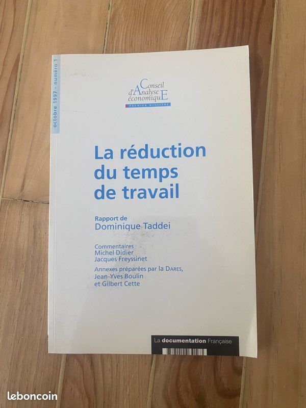La réduction du temps de travail , Dominique taddei (image 1)