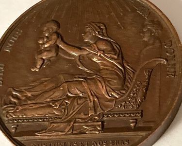 Médaille En Cuivre "République Française" Datée Du 6 Septembre 1882 - Signée A. Bovy, Vintage